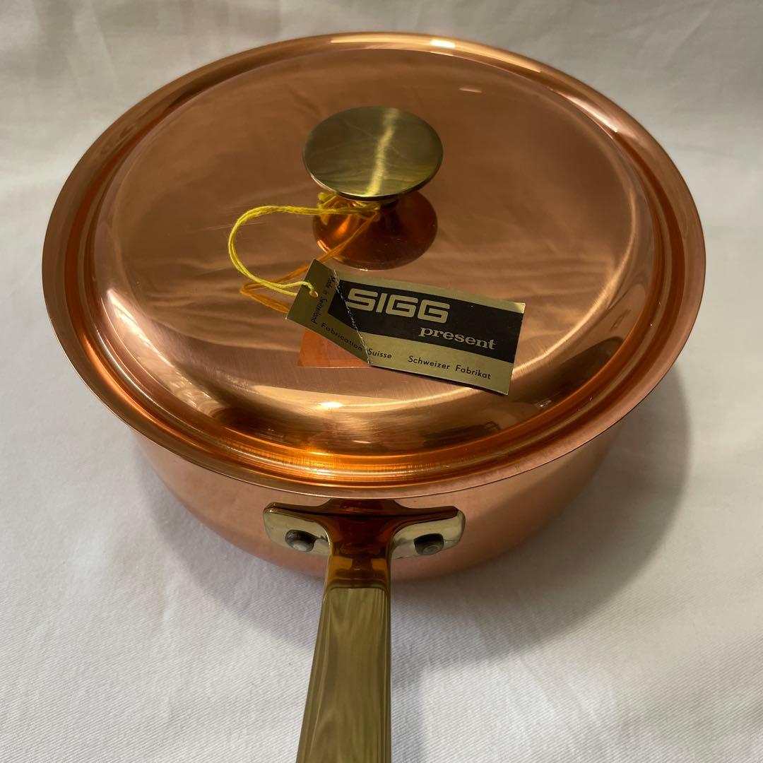 SIGG 銅製 片手鍋 約17cm - メルカリ