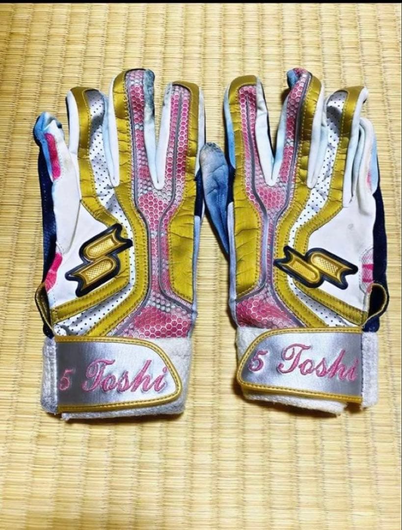 限定販売★倉本寿彦　実使用バッティンググローブ くふうハヤテベンチャーズ静岡#5 #倉本寿彦 選手 𝐅𝐨𝐫