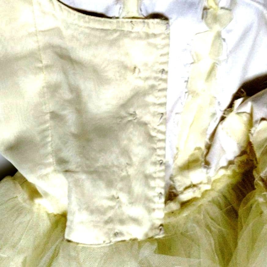 アダルト ロマンチックチュチュ 2着 訳あり サテンとオーガンジー 帽子