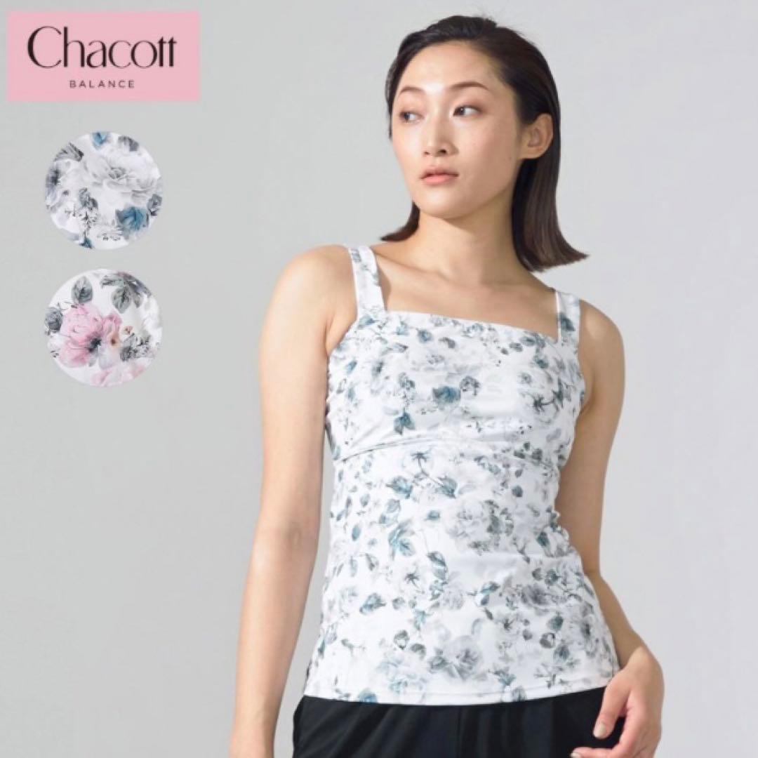 新品】チャコット ヨガウェア トップス ローズプリントトップ L - メルカリ