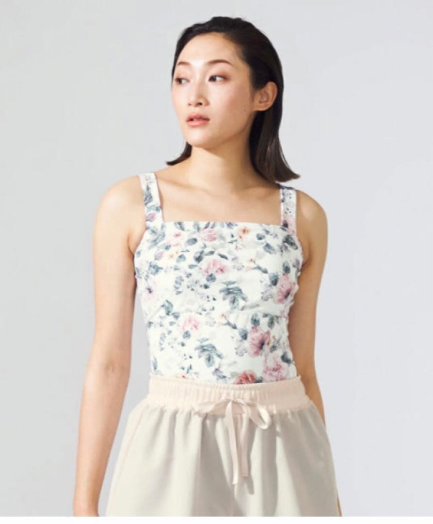 新品】チャコット ヨガウェア トップス ローズプリントトップ L - メルカリ