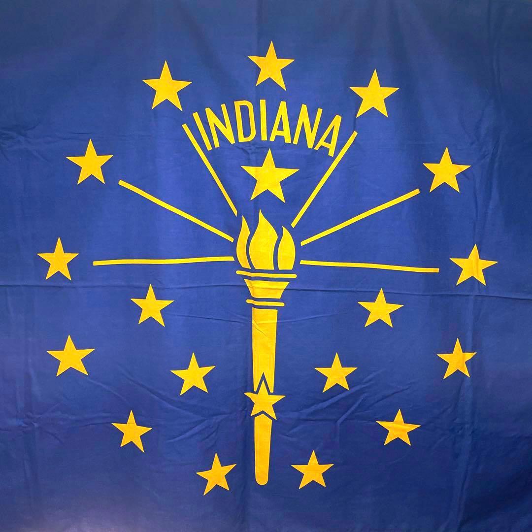 Vintage ヴィンテージ フラッグ インディアナ州旗 ANNIN FLAG Vintage ヴィンテージ フラッグ インディアナ州旗 ANNIN FLAG