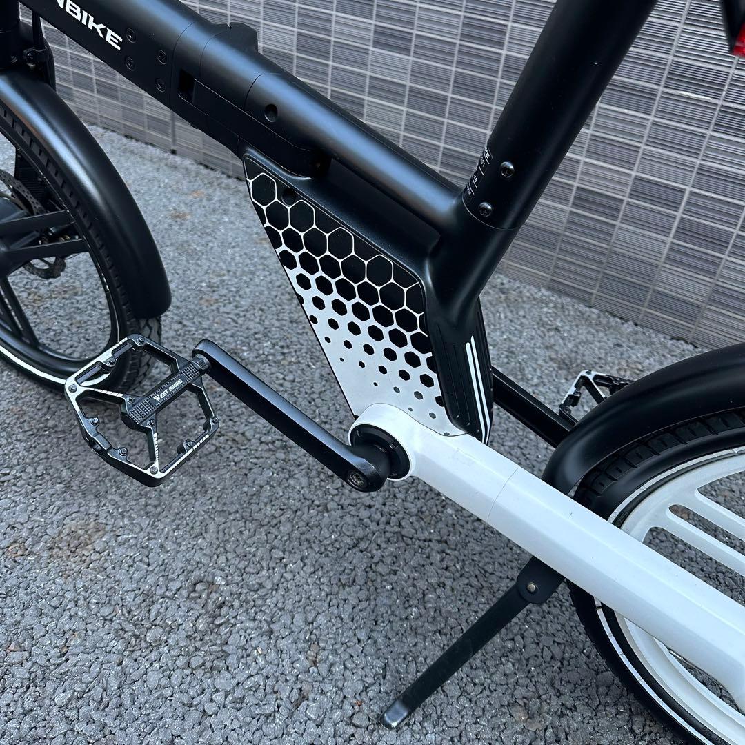 HONBIKE 電動アシスト自転車 前カゴ付走行142キロ - メルカリ