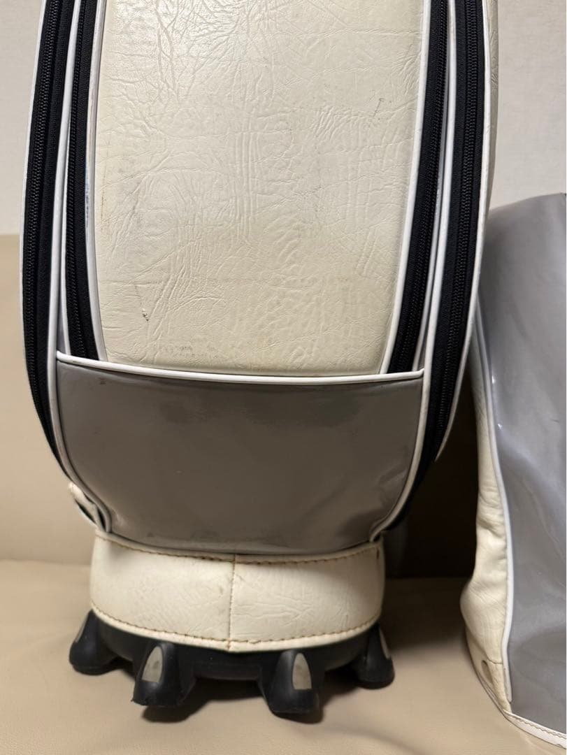 送料込み】希少ゴルフバッグ トムス 3点式ショルダー 高級キャディ