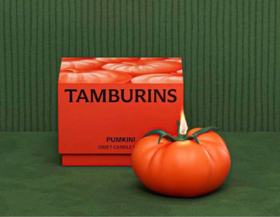 限定タンバリンズパンプキニキャンドルTAMBURINSPUMKINIcandle パフュームキャンドル パンキニ - 210g | TAMBURINS