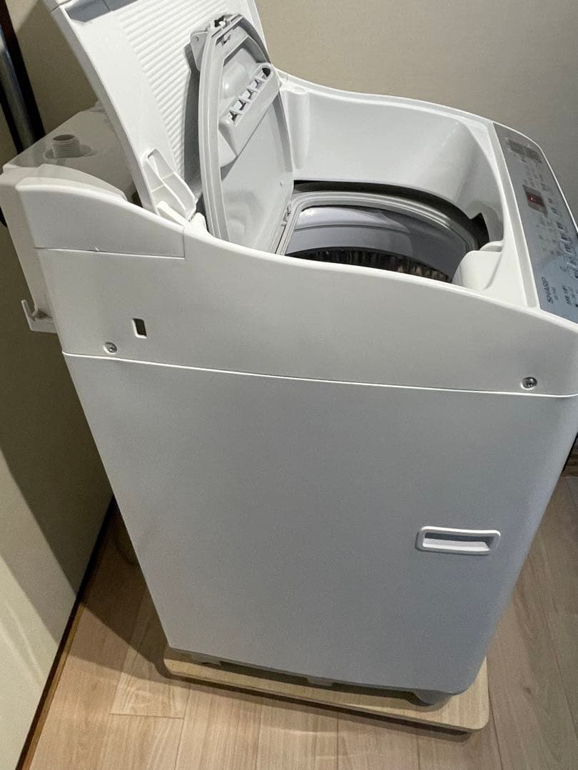 [全国配送] 美品 SHARP 洗濯乾燥機 ES-TX5C-S 5.5kg