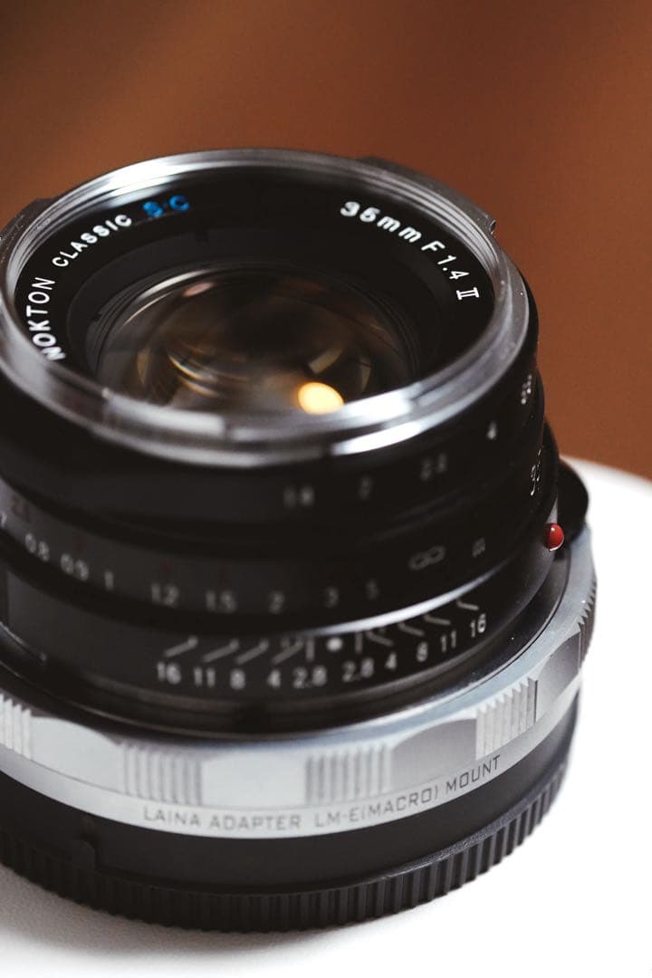NOKTON 35mm F1.4 II SC VM M-Eマウント変換アダプター - メルカリ