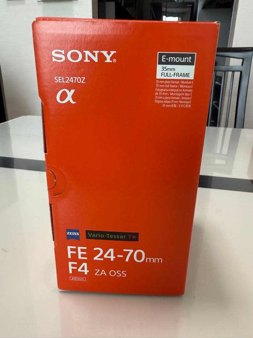 新品同様　SONY SEL2470Z FE 24-70mm F4 ズームレンズ SONY Vario-Tessar T* FE 24-70mm F4 ZA OSS SEL2470Z 価格比較 - 価格.com
