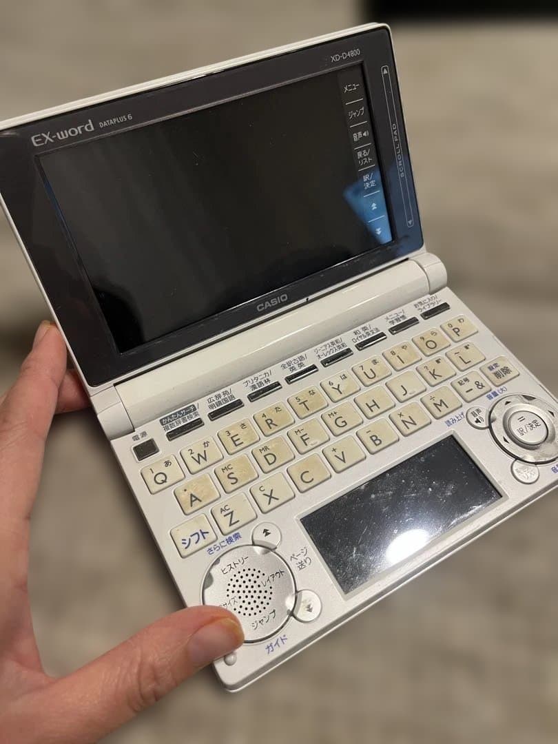 ジャンク品】CASIO EX-word 電子辞書 - メルカリ