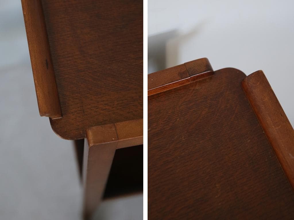 英国アンティーク木製キッチンワゴン/トロリー/飾り棚サイドテーブル机