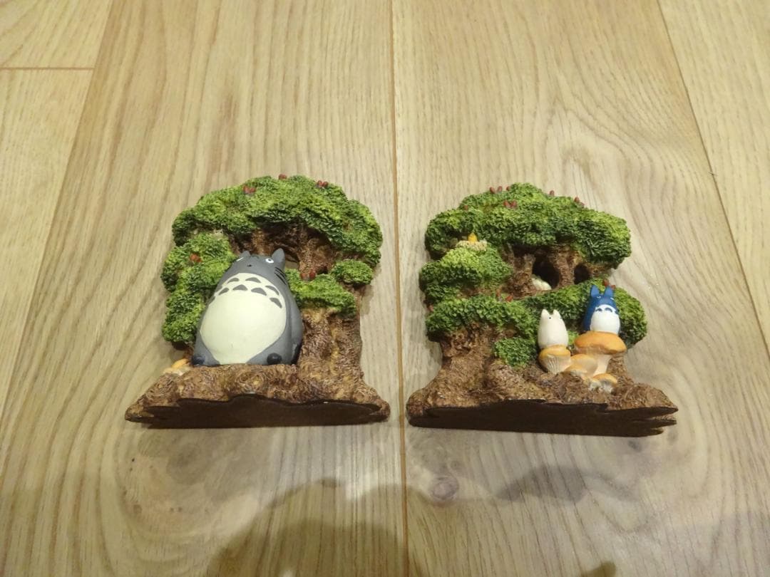 希少 となりのトトロ スタジオジブリ ブックエンド 本立て 置物 ブック