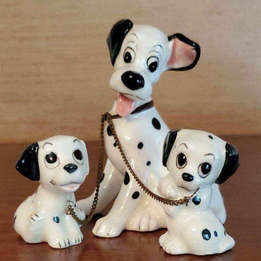 101匹わんちゃん 陶器 置物 ディズニー ダルメシアン - メルカリ