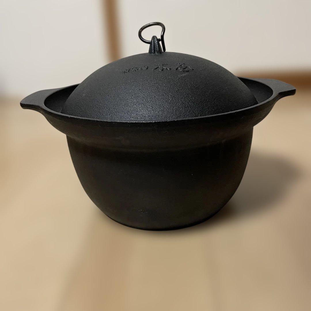 OIGEN 南部ごはん釜 3合炊 IH対応 南部鉄器 F-414 - メルカリ