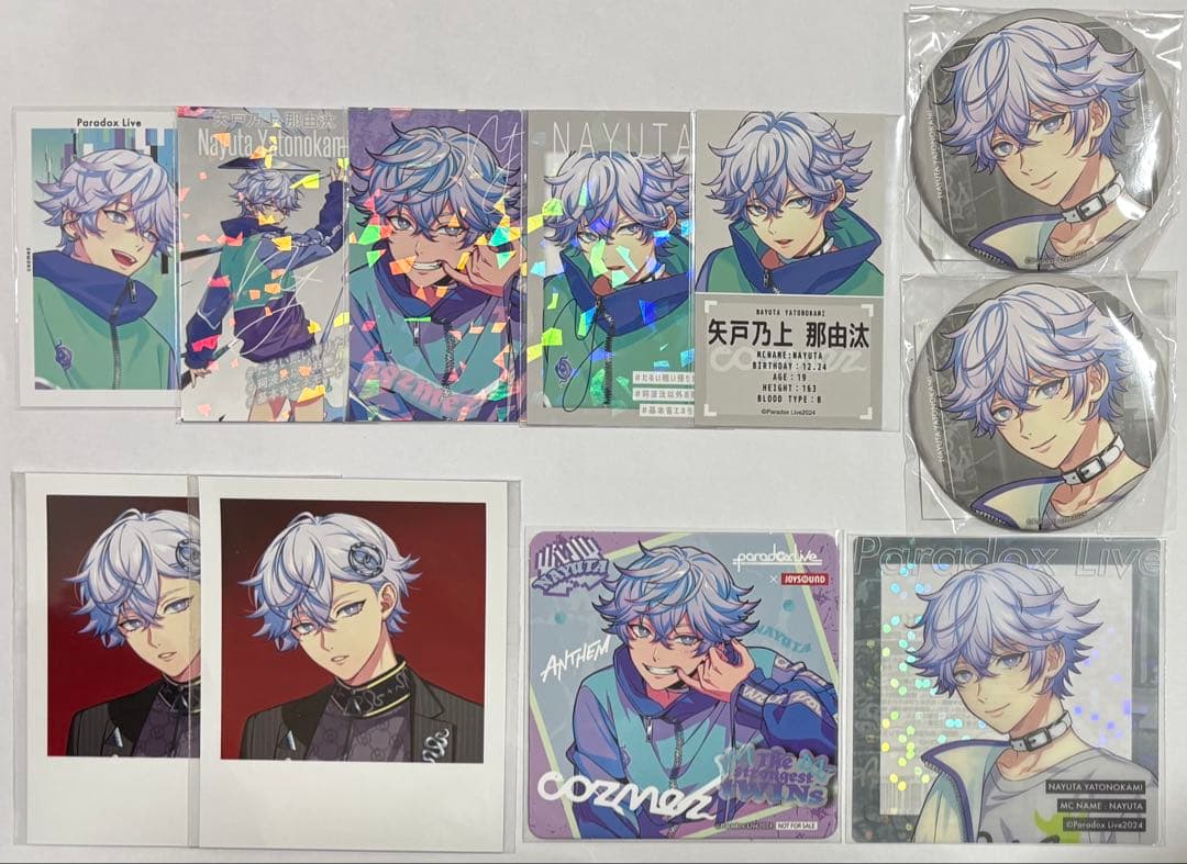 Paradox Live パラライ 那由汰 Gプリ トレフォト 缶バッジ など - メルカリ