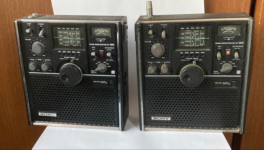 SONY スカイセンサー ICF-5800 2台セットです。 ソニー ICF-5800 – BCLブームの火付け役 | 【昭和レトロ】ゴールデン