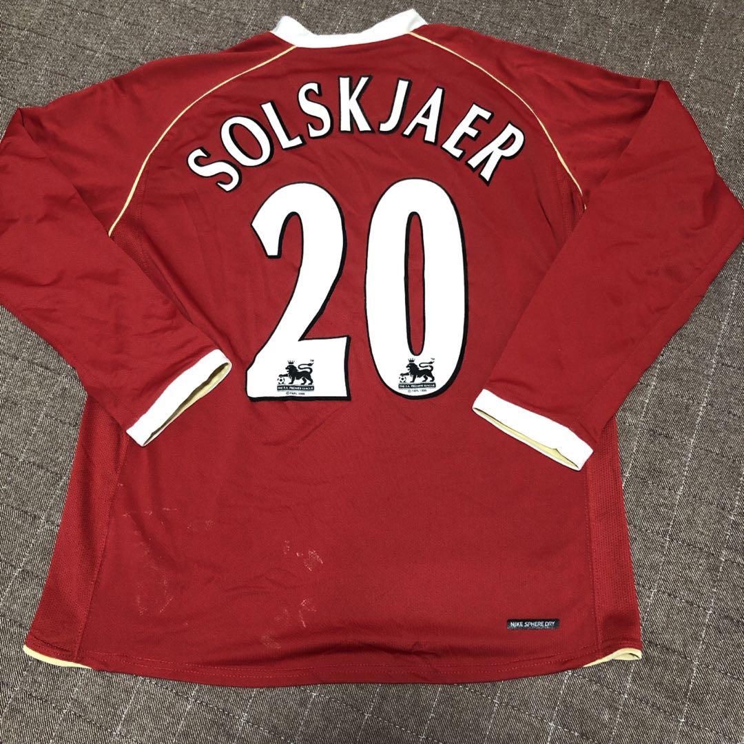 田中シェン着 マンチェスターユナイテッド 06 07 長袖 スールシャール