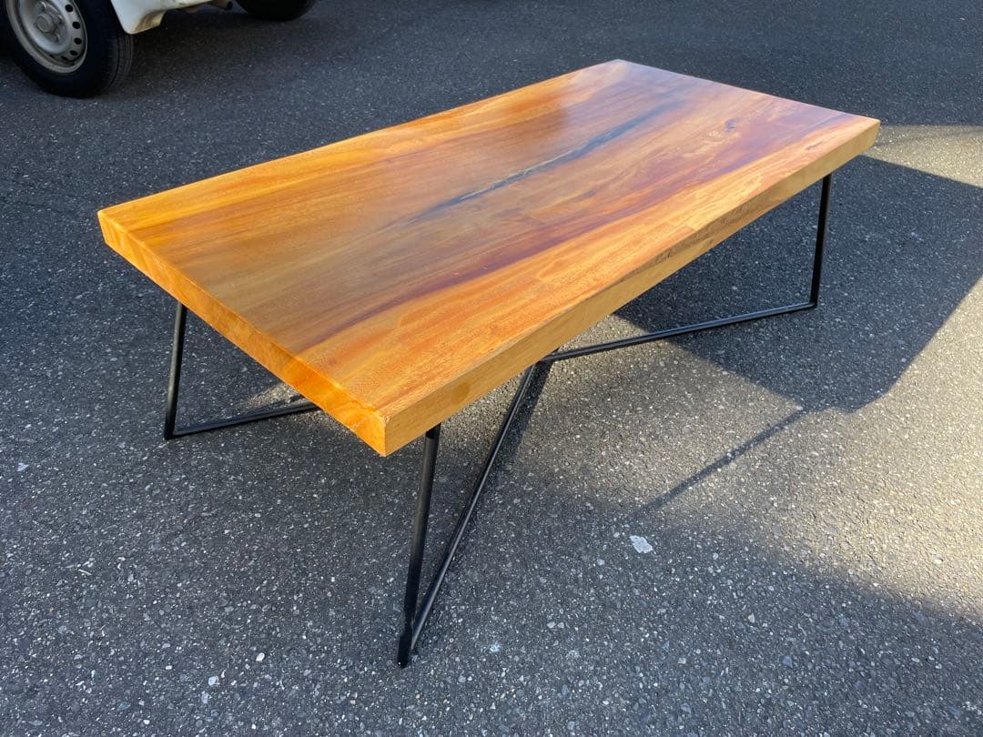 モンキーポッド　一枚板　テーブル　最終値下げ KIDOMEIMOKU モンキーポッド一枚板ダイニングテーブル｜180cm(6人掛け