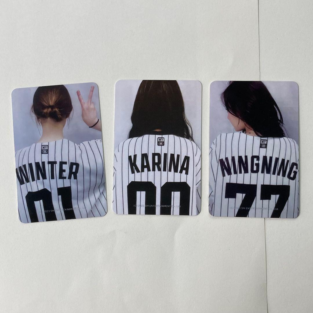 aespa ユニフォーム Better Things 野球 MD トレカ 3枚 - メルカリ