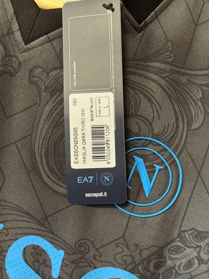 特別価格 正規品 24/25 ナポリ EA7 3rd ユニフォームLサイズ - メルカリ