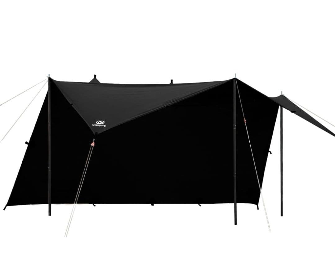 GOグランピング　3Mタープ　ポール　2点セット タープTC & GO・伸縮式 アルミ ポール – GOGlamping