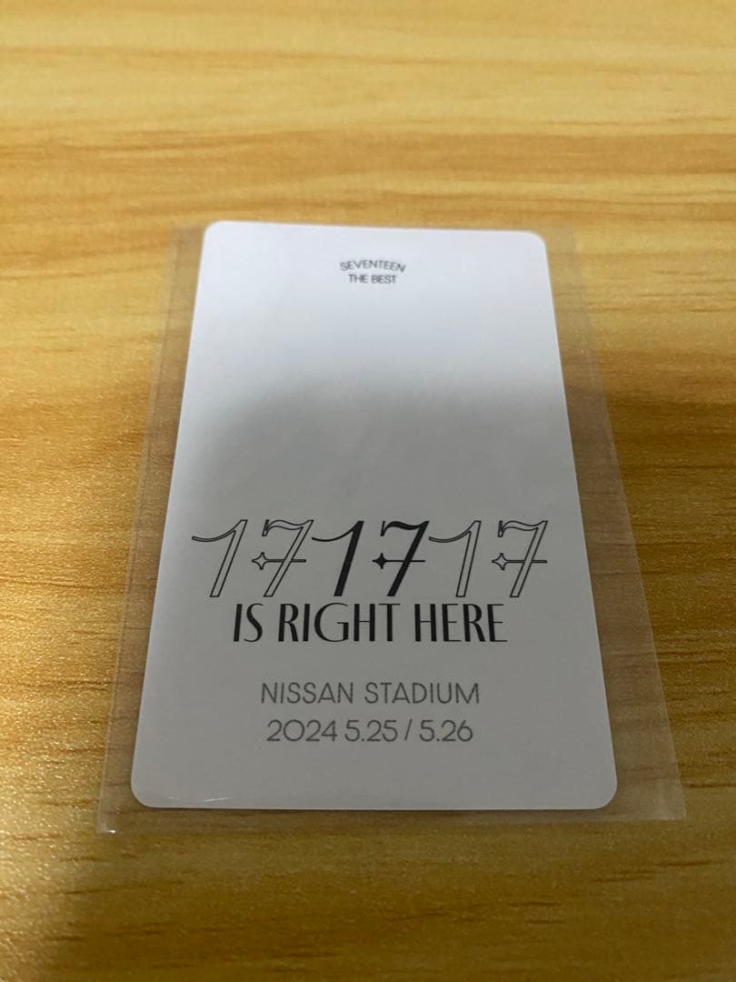 セブチ トレカ 会場限定 ジョンハン FOLLOW AGAIN 日産スタジアム