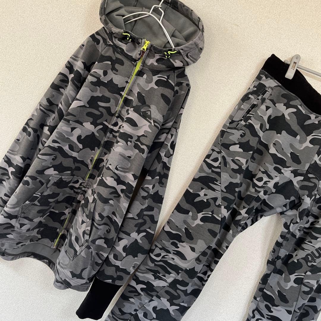 QuickSilver クイックシルバー 迷彩 セットアップ 上下 カモフラ