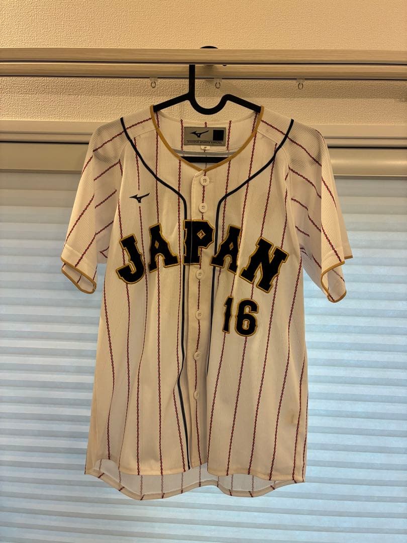 WBC 2023 レプリカユニフォーム 刺繍 ホーム 16 大谷翔平 - メルカリ