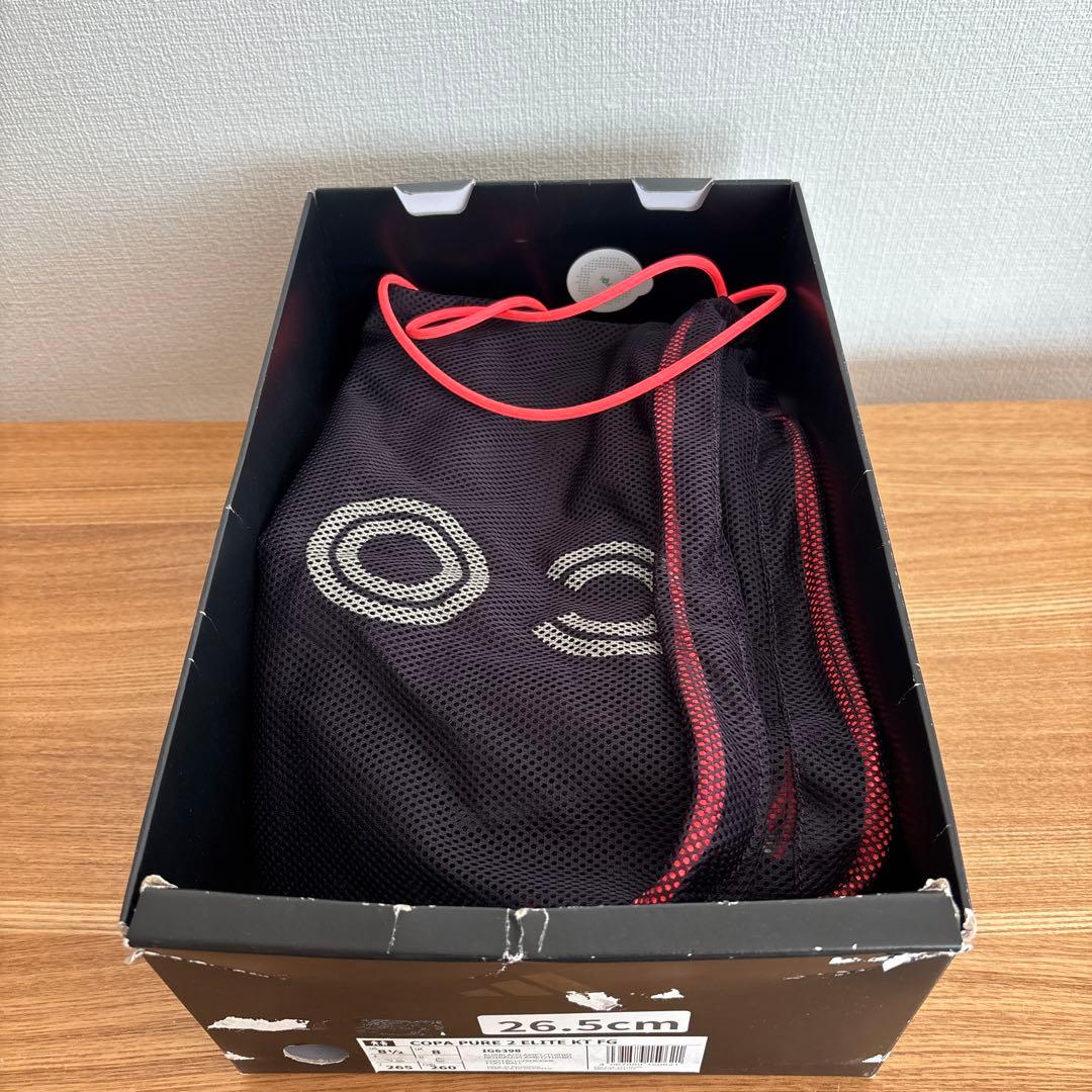 26.5cm　アディダス　サッカー　スパイク　定価27,500円　IG6398