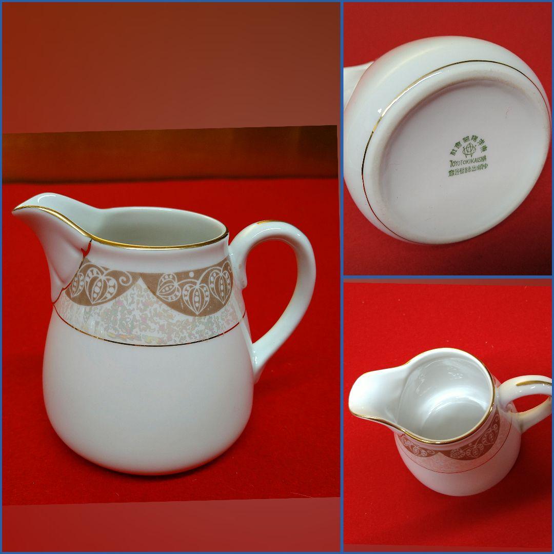 AG89 オールド東洋陶器社謹製 ティーセット 東陶硬質磁器製 6客 未使用