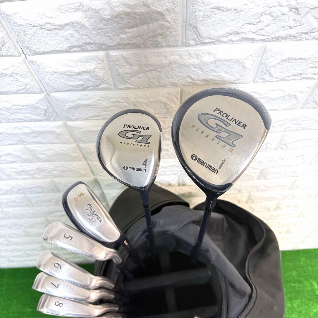 ゴルフセット 初心者応援 maruman ラウンド仕様 メンズ すぐ使える
