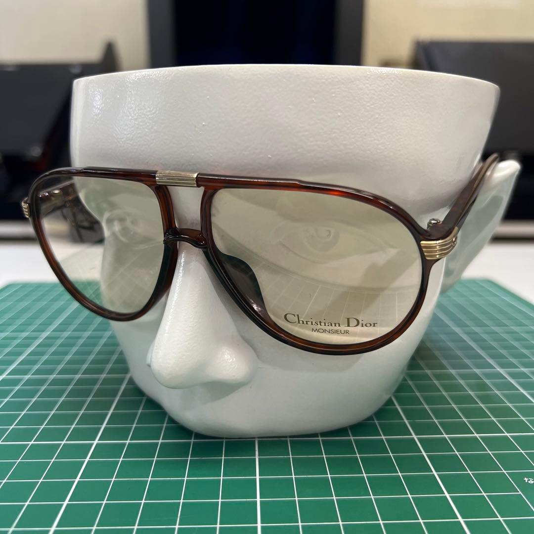 ヴィンテージ クリスチャンディオール ツーブリッジ オプチル メガネ