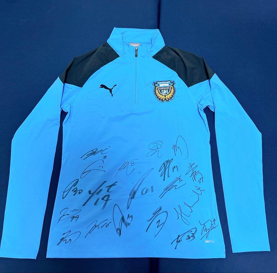 【安売り】川崎フロンターレトレーニングハーフジップトップ　選手サイン入り PUMA】2026プレマッチハーフジップトップ | 川崎フロンターレ