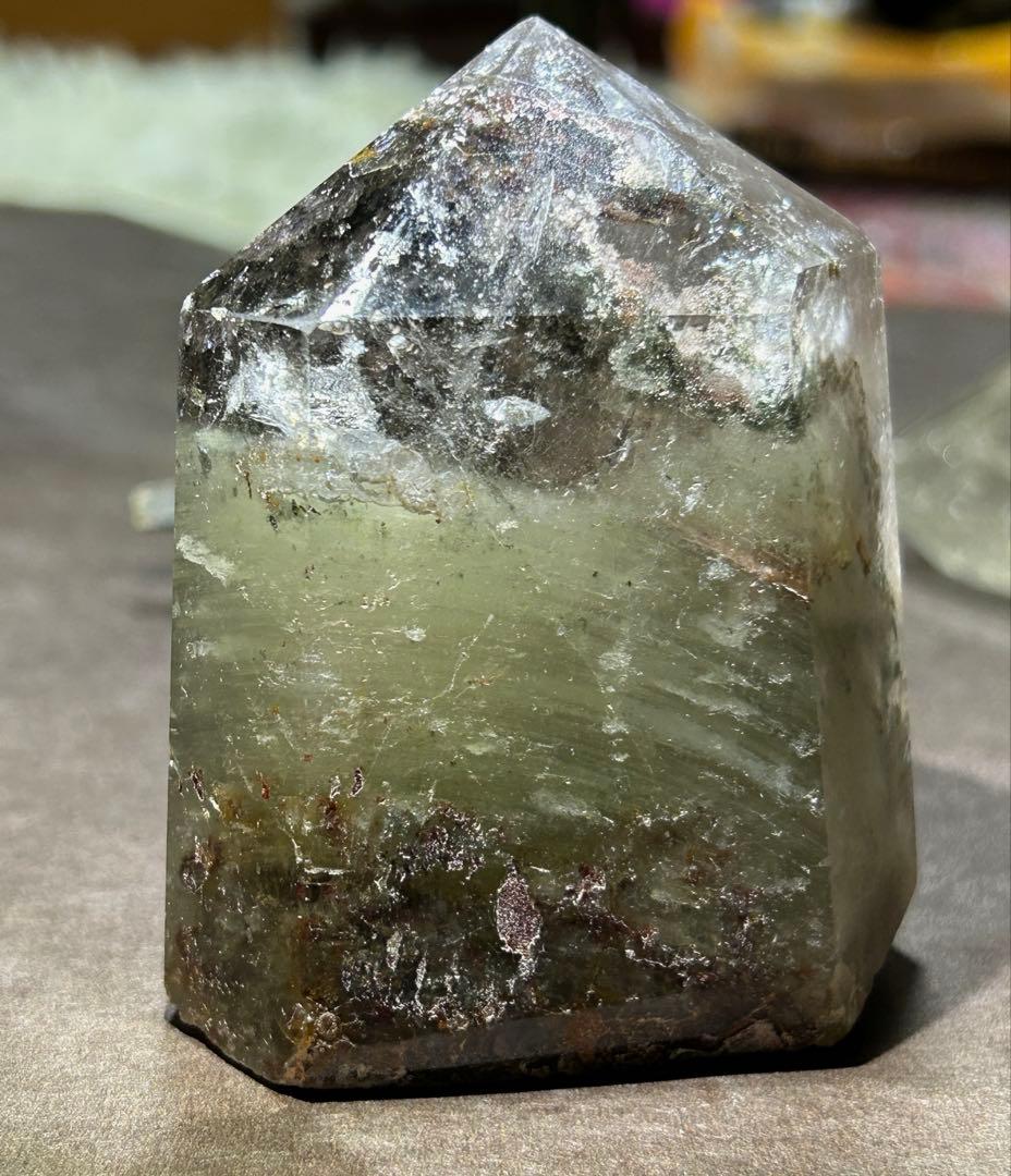 ⭐️別格高級品！帝王秘宝！ガーデンクォーツ 六角柱 原石 - メルカリ