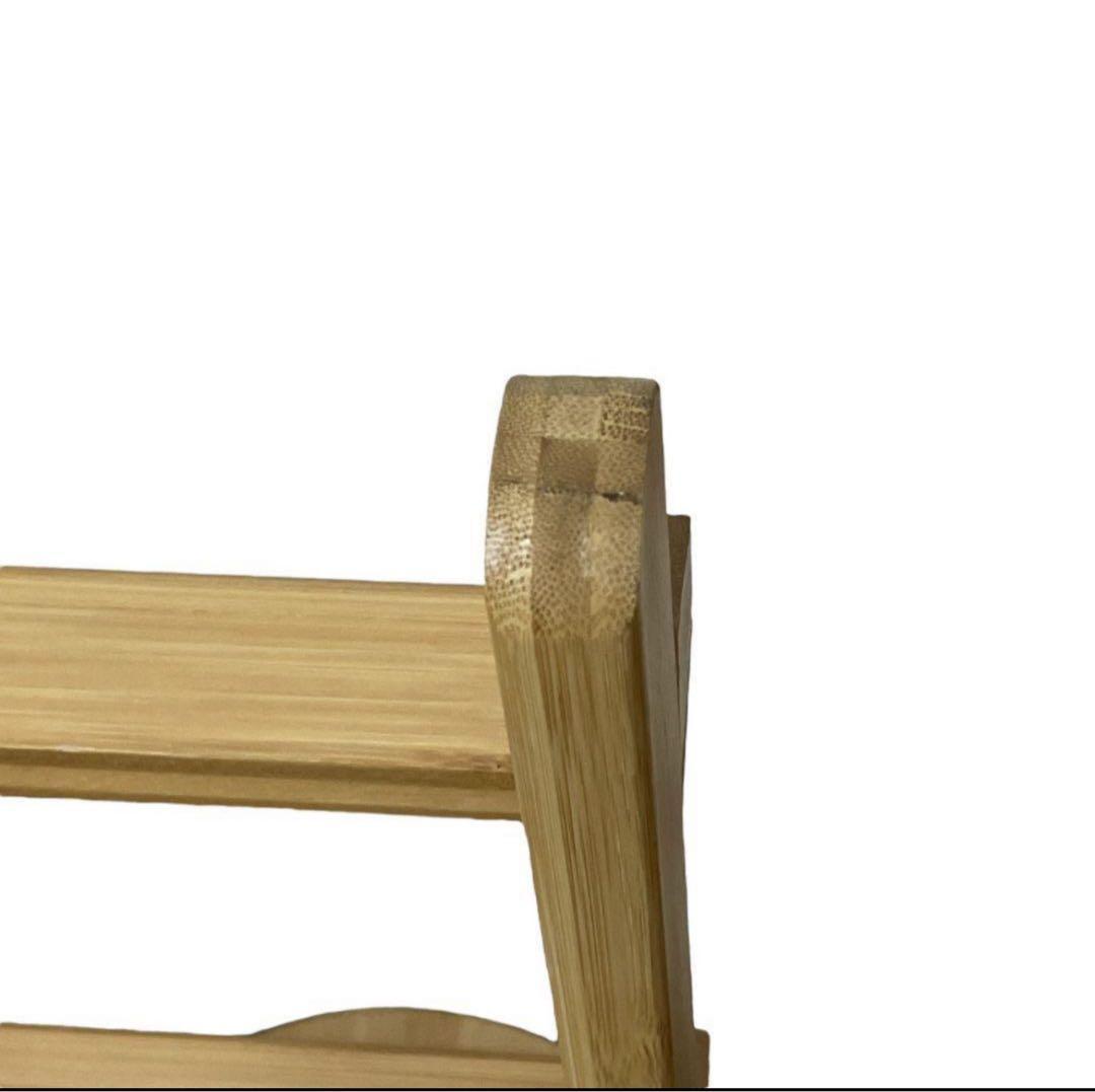 バンブー製折りたたみダイニングチェア ハイチェア 竹製 ハイスツール