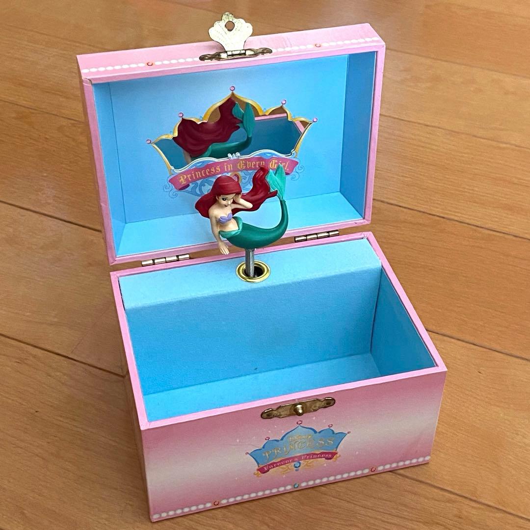 平成レトロ ディズニープリンセス アリエル オルゴール付きジュエリー