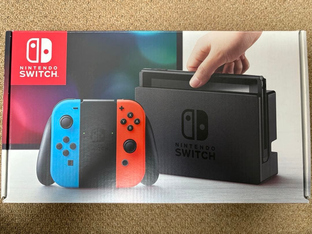 Nintendo Switch 本体 青 赤 セット 動作確認 初期化済み - メルカリ