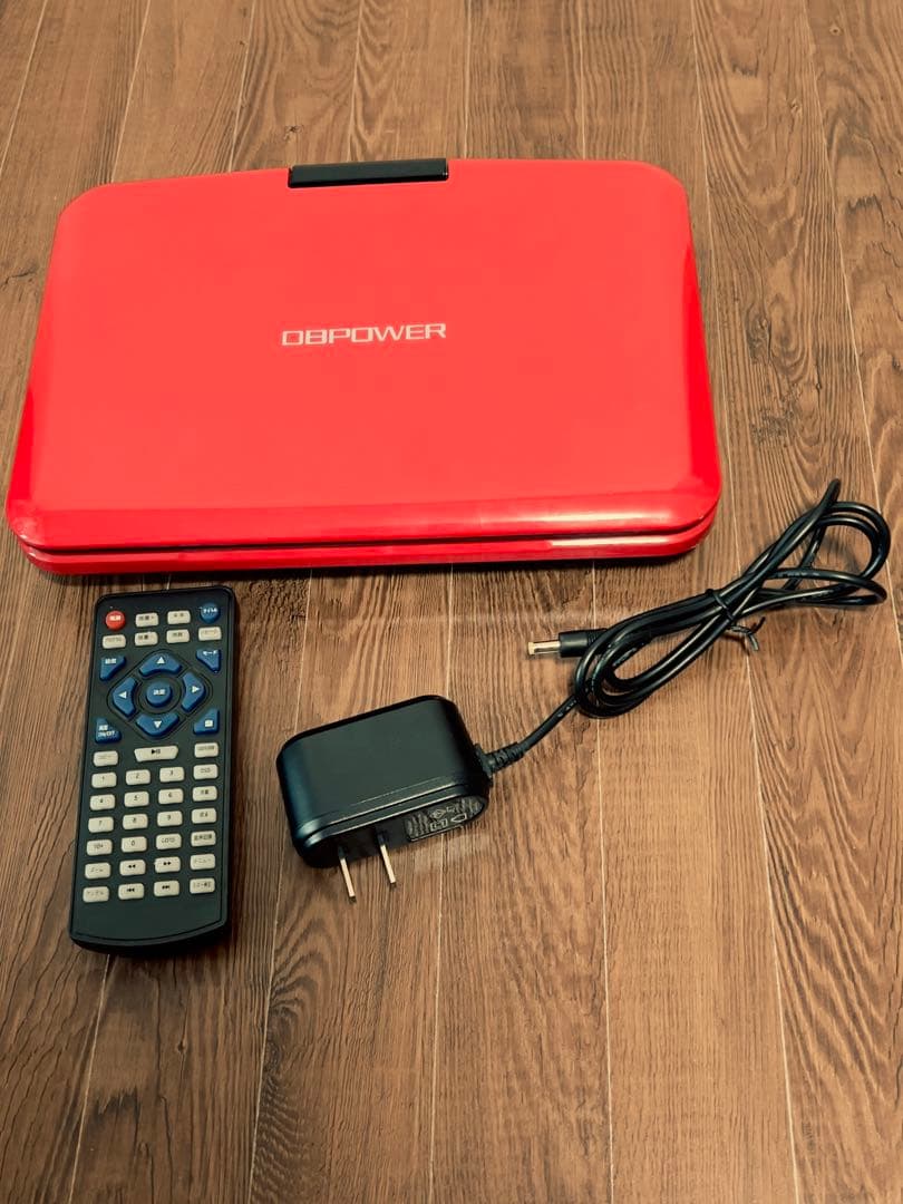中古】DBPOWER ポータブルDVDプレーヤー/ レッド - メルカリ