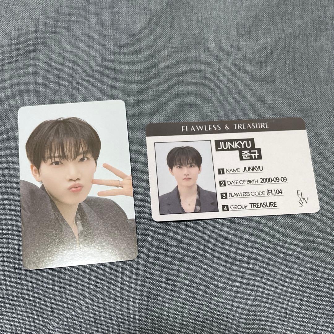 treasure ジュンギュ FLAWLESS フローレス トレカ ID - メルカリ