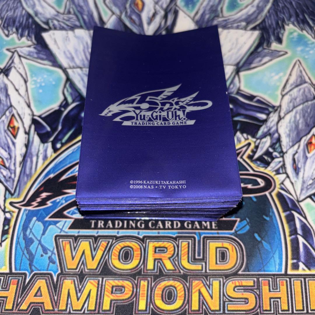 5D's Tin缶 スリーブ 紺 青 パープル ブルー 遊戯王 海外 英語 米