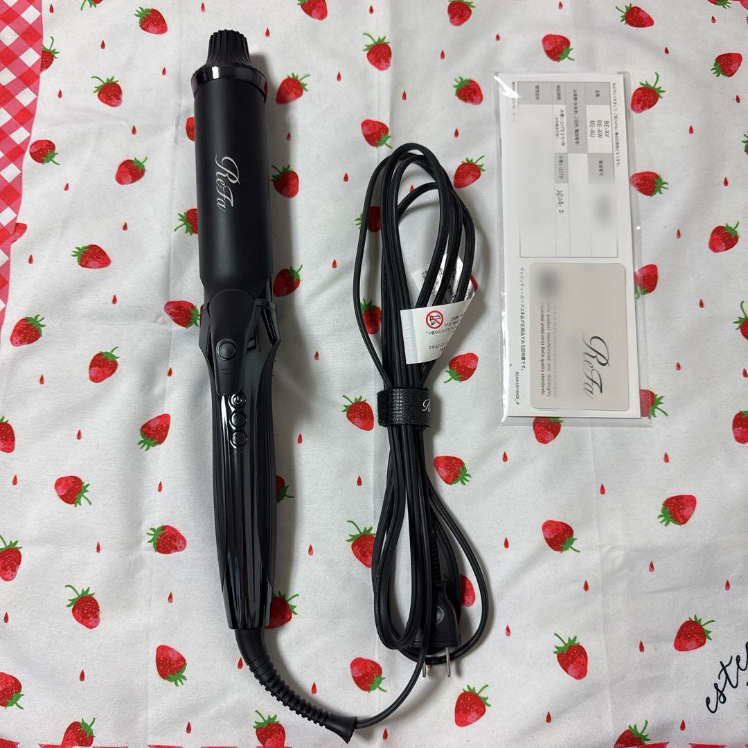 ReFa リファ カールアイロン プロ ブラック 38mm コテ ReFa CURL IRON PRO リファカールアイロン プロ (直径38mm /色ブラック)