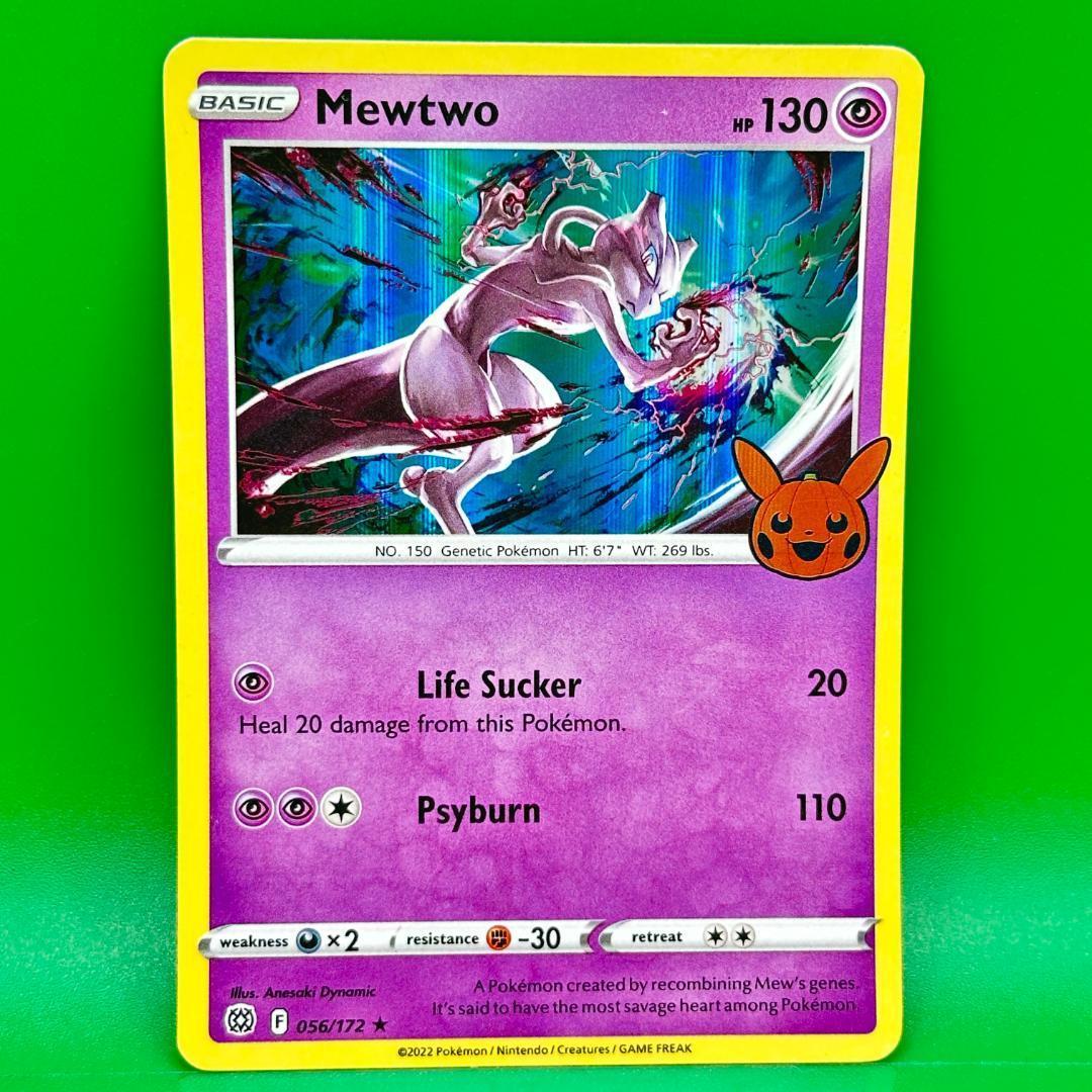 ポケモンカード 海外 ミュウツー ホロ ハロウィン 英語 ポケカ - メルカリ