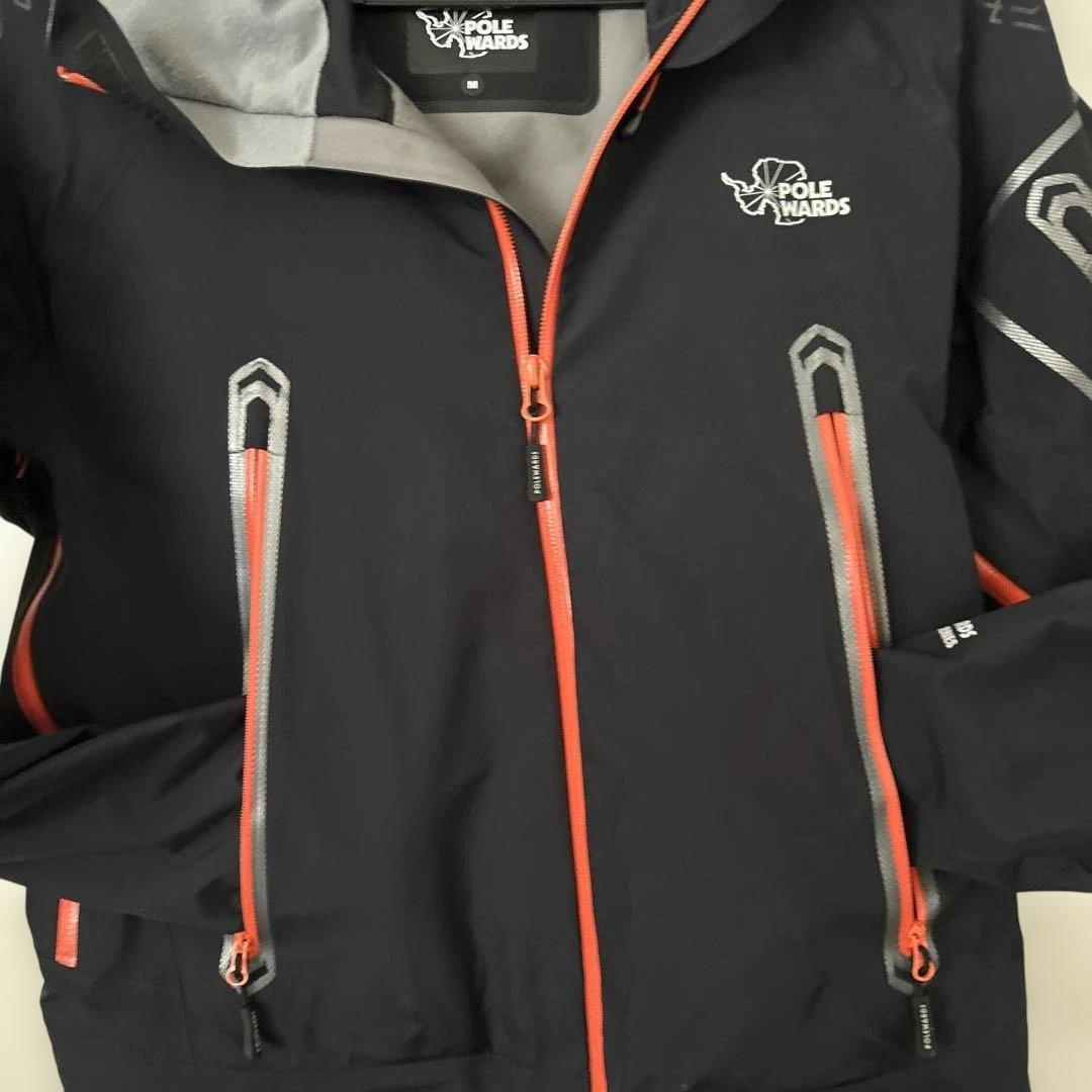 POLE WARDS レインウェア上下セット M 黒/オレンジ - メルカリ