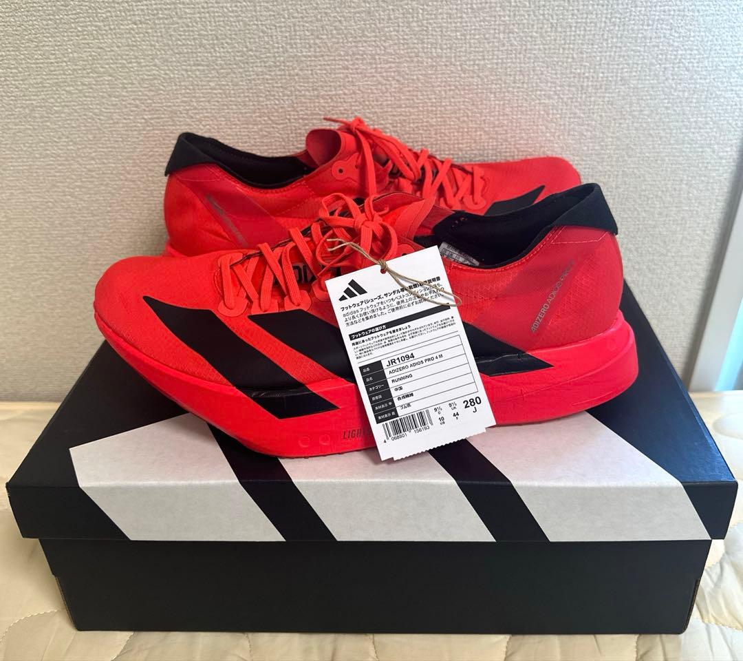 アディダスadidasアディオス プロ 4 28.0cmレッド - メルカリ
