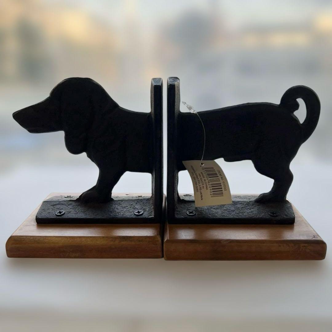 ブックエンド ダックスフンド - メルカリ