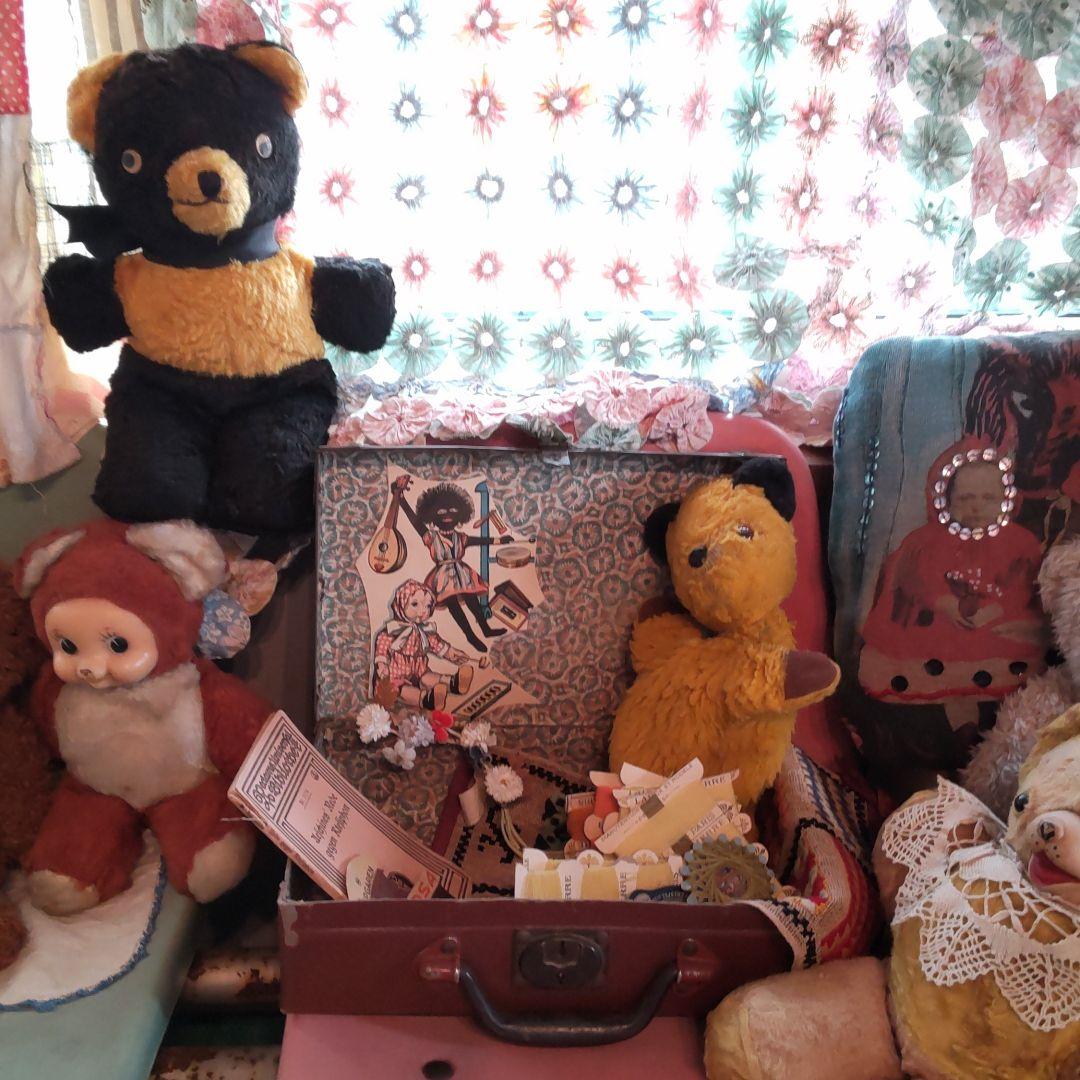 フランスアンティーク トランク 紙箱 アンティーク空箱 レトロ