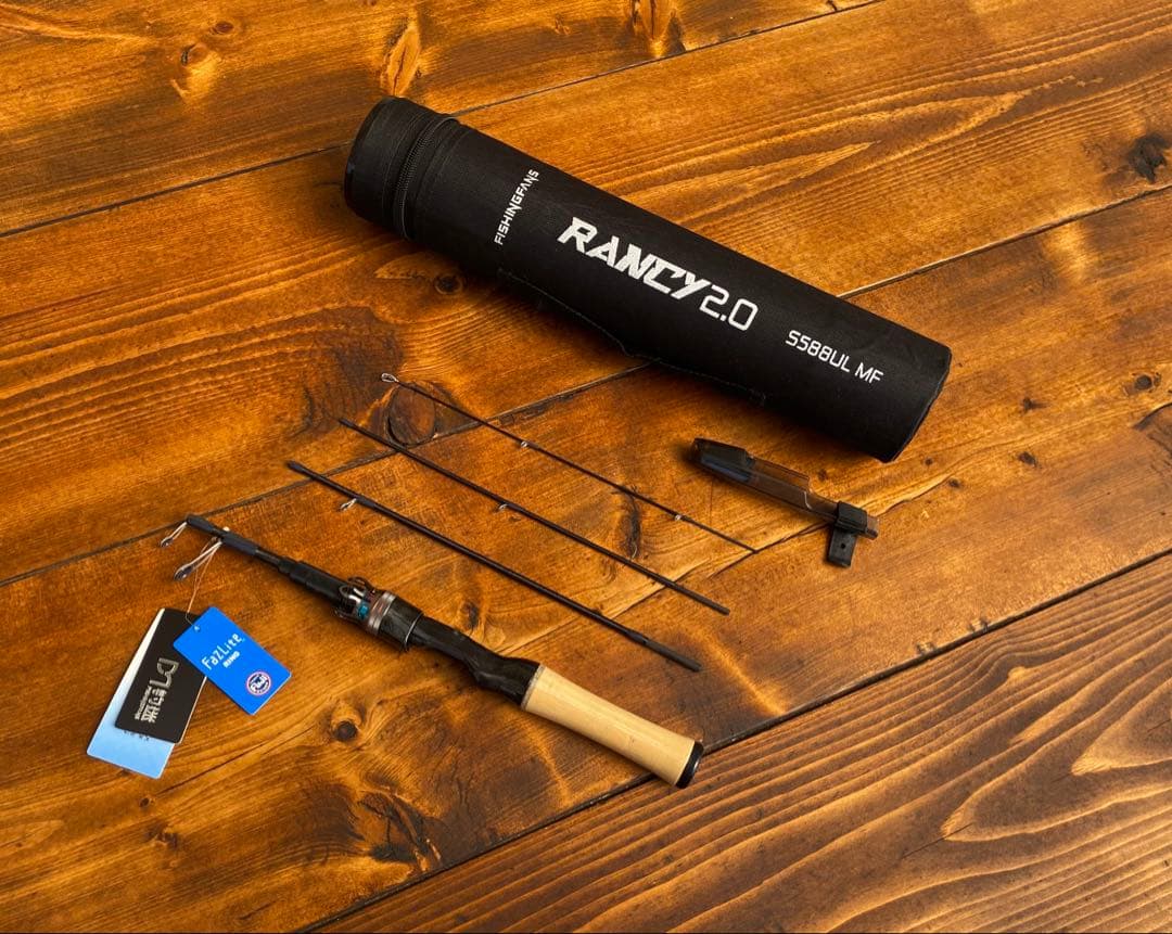 長さが変えられる　トラウトロッド　テレスコロッド　スピニングロッド 588UL Amazon | スピニングテレスコロッド 5ft 渓流釣り トラウトロッド