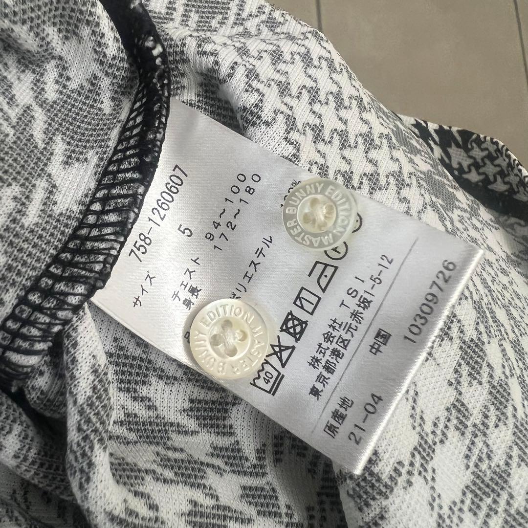 マスターバニー テーラーメイド セットアップ 千鳥柄 ゴルフ メンズ