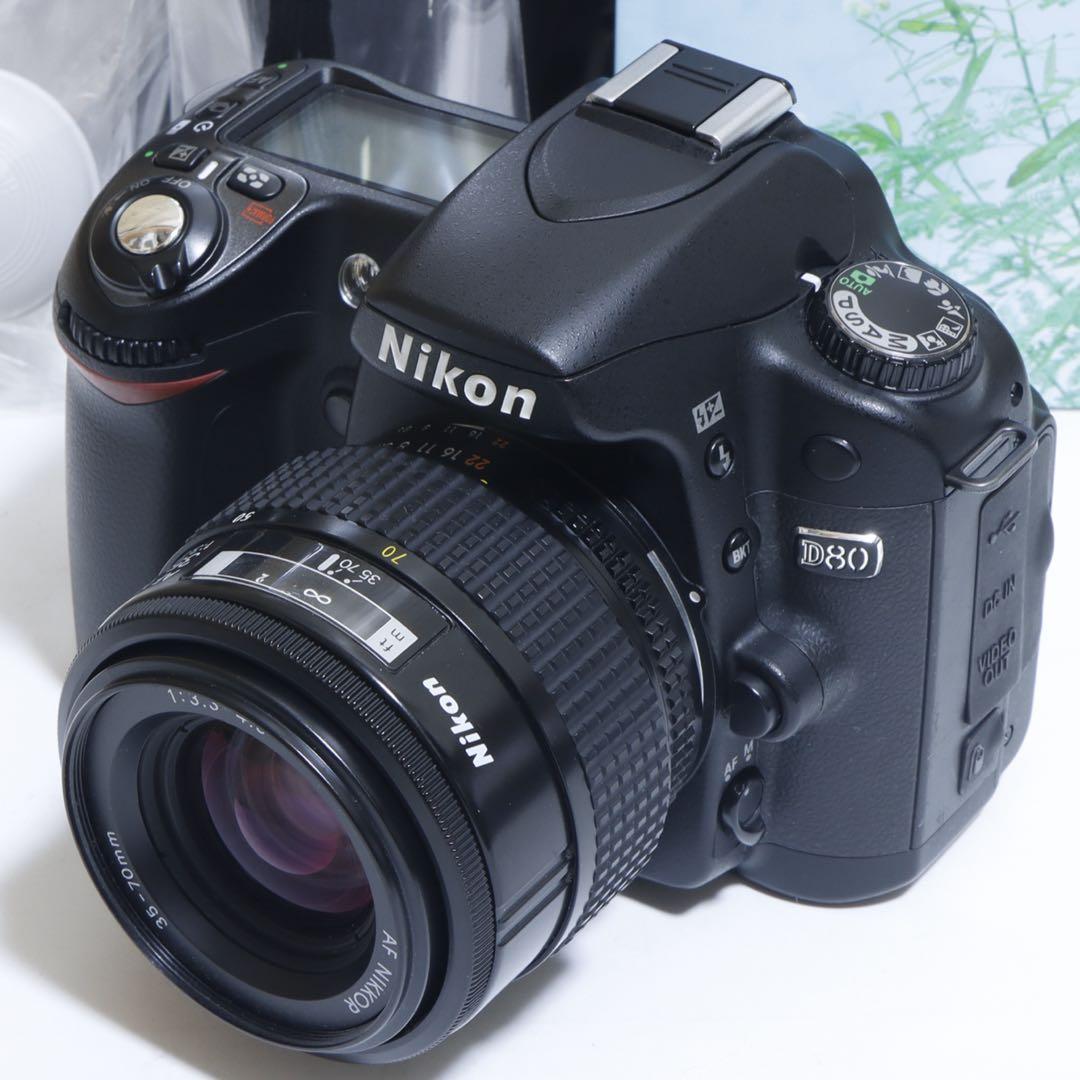 ☆スマホに送れる一眼レフ☆WiFi☆ Nikon D80セット - メルカリ