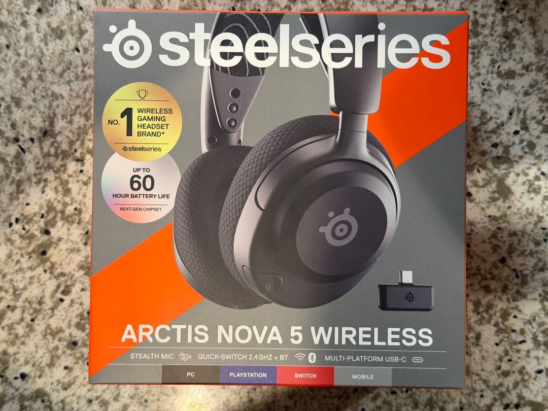 新品未開封 SteelSeries ARCTIS NOVA 5 WIRELESS Amazon.co.jp: SteelSeries ワイヤレス ゲーミングヘッドセット Arctis