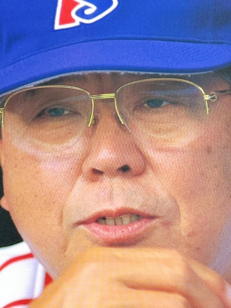 ☆ヤクルト 73 野村克也 1998年 勇退記念 サイン入り下敷き 非売品